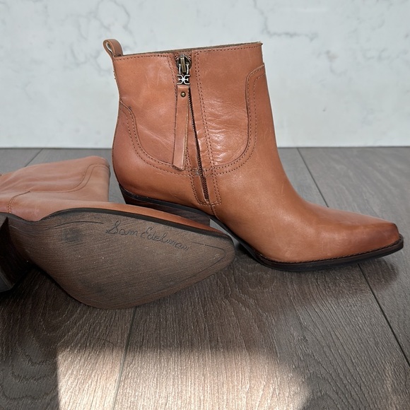 Sam Edelman western style booties - Picture 3 of 6